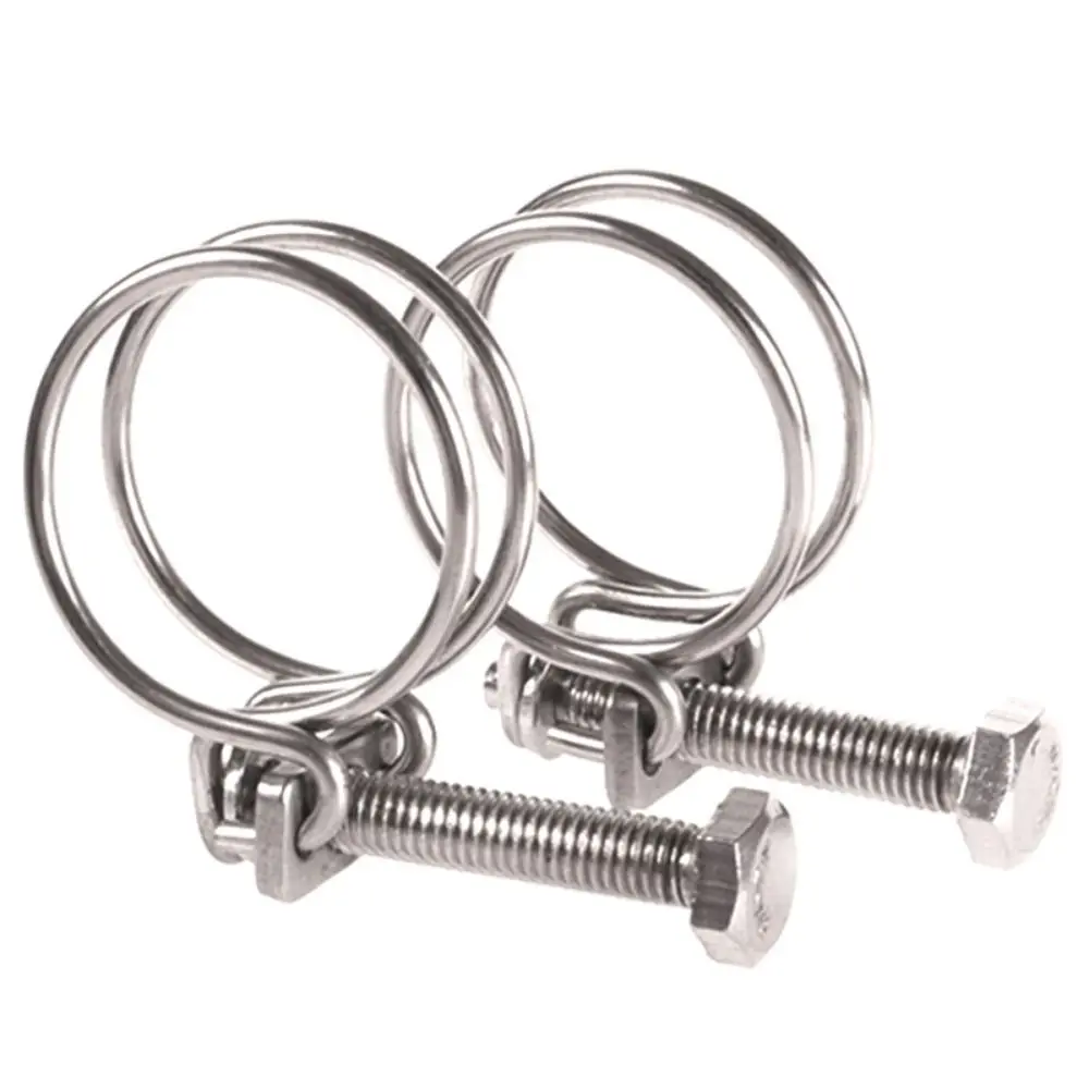 Abrazaderas Mikalor W2 Supra De Acero Inoxidable - Ajuste 85 A 91 Mm, 2 Unidades
