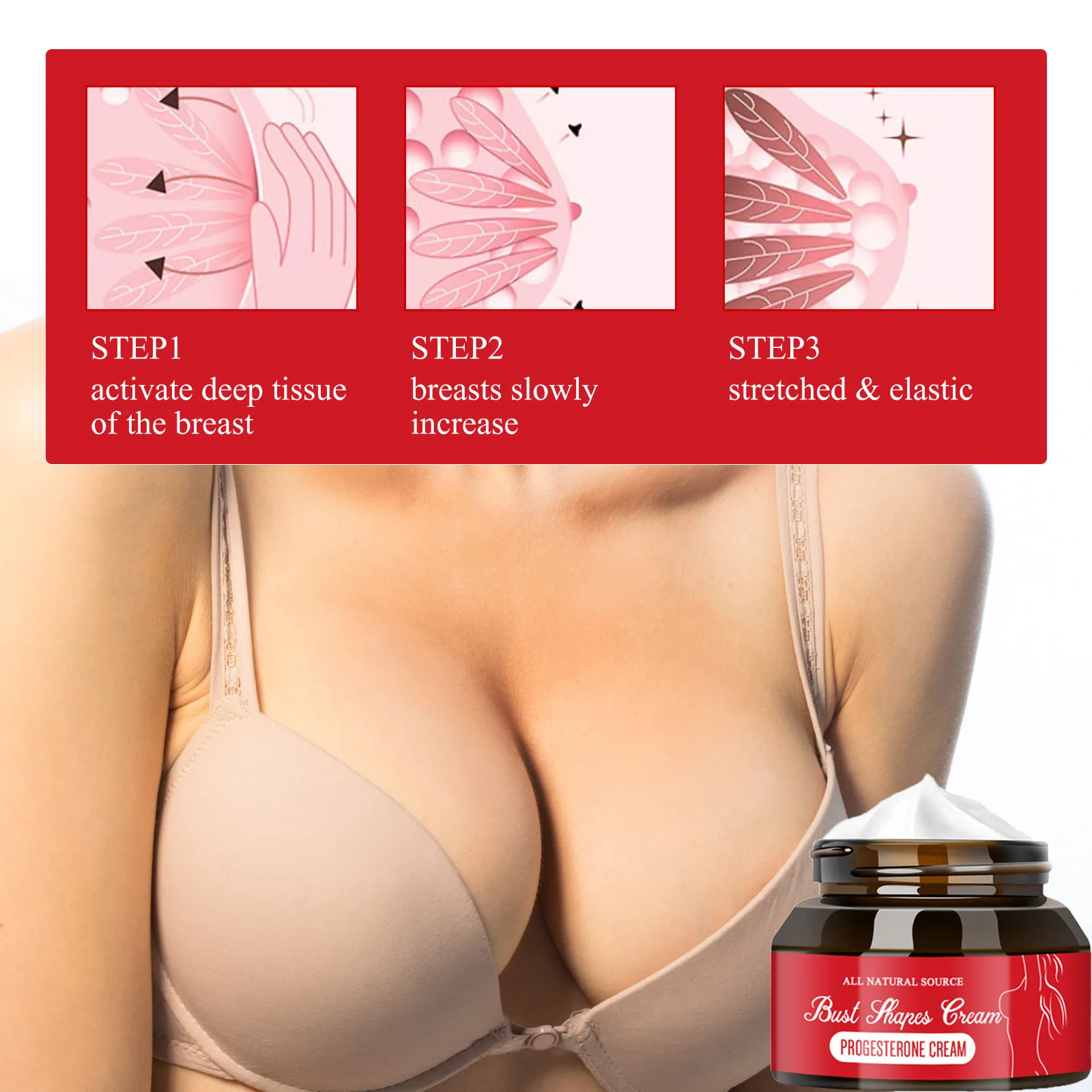 Breast Enhancement Cream, Natural Breast Enlargement Firming and Lifting  Cream ,Plumps & Lifts your & Reduce Sagging for Breast for Women All Skin  Types : : Beauty