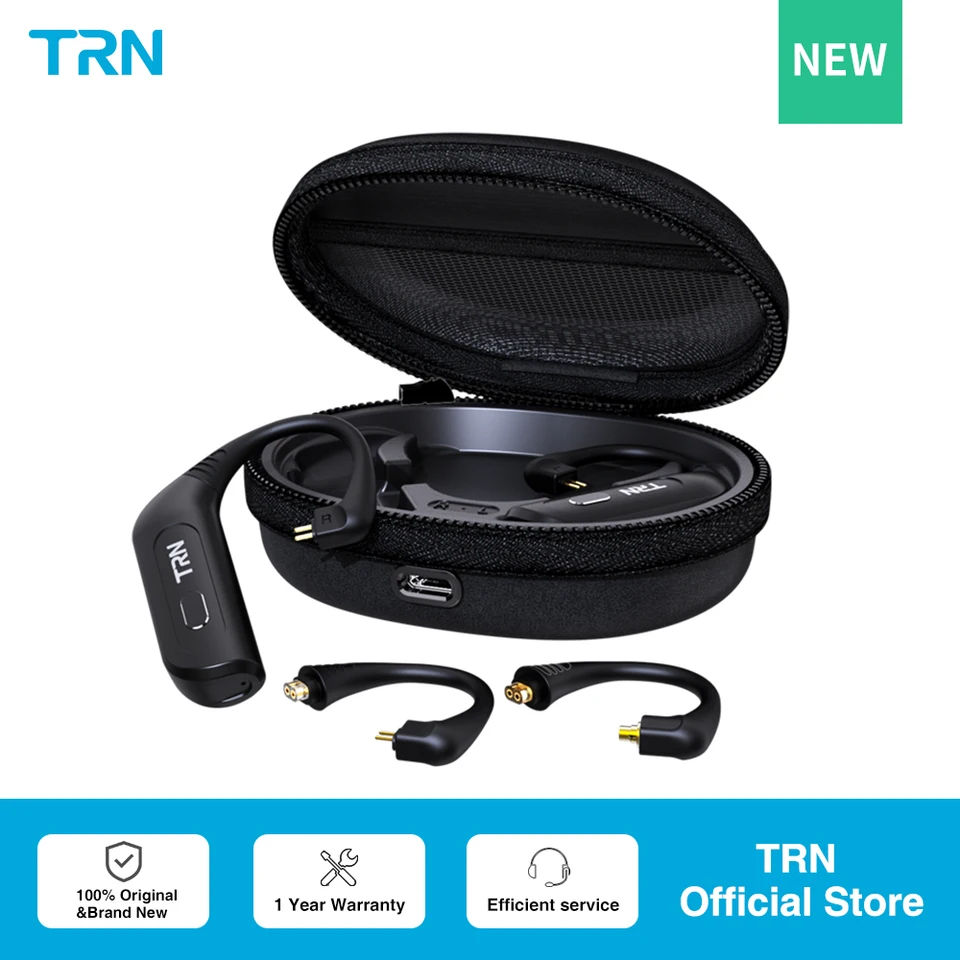 TRN-Cable de auriculares inalámbricos BT3S PRO, compatible con Bluetooth  5,1, Aptx HD 0,75, 0,78mm, MMCX, para TRN MT3, Xuan, wu, BAX, Kirin -  AliExpress