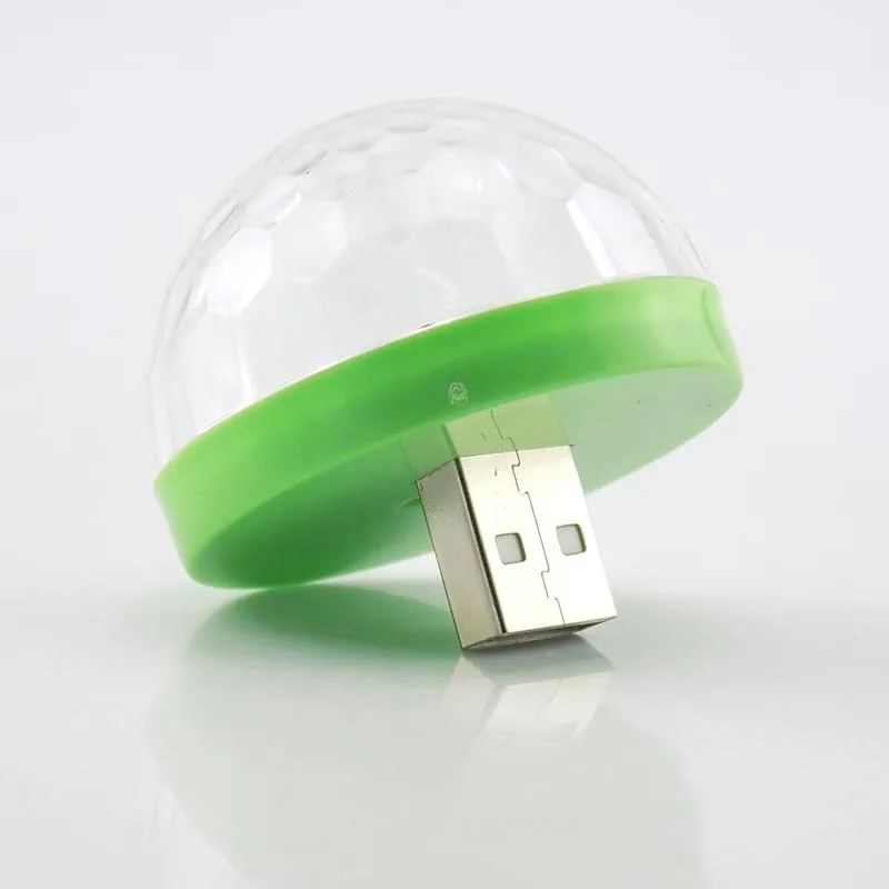 USB Mini Disco Light Ball Portable Led KTV Holiday Party Atmosphere Interior Colorful Decor Home Lamp W28