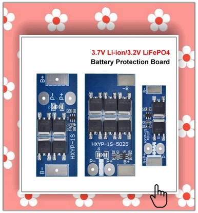 1/5 Stück 1S 7,5A 10A 15A 3,7V Li-Ion 3 4 6MOS BMS PCM Batterieschutzplatine PCM für 18650 Lithium Lion Batterie – Detail 1