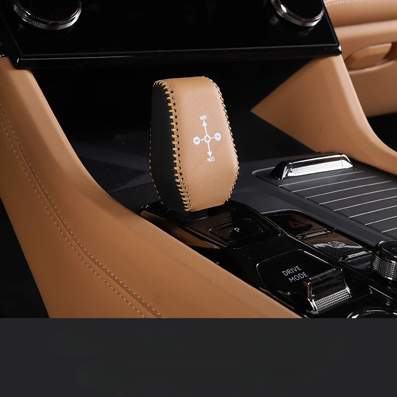 Lynk&Co 09 Gear Shift Cover HandSewn Handles Interior Modification Accessories