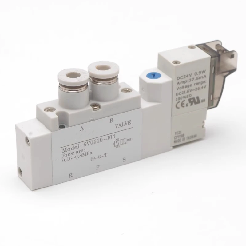 

6V Series Solenoid Valve (5/2, 5/3 Way) 6V0510 6V0520 6V0530 6V110 6V120 6V130