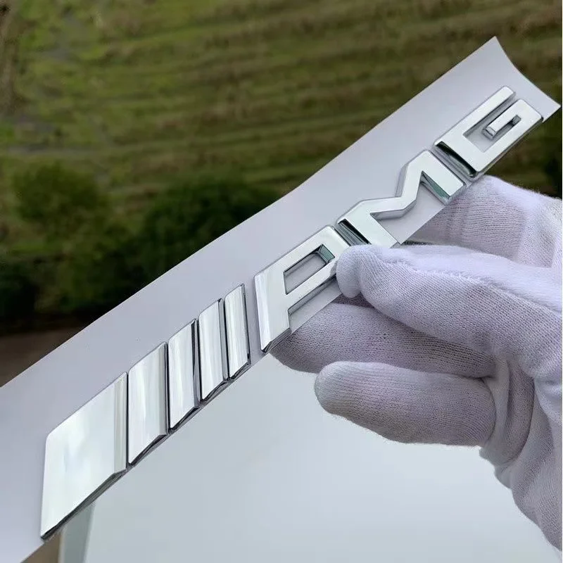 3D ABS значок на багажник автомобиля, наклейка с буквами для Mercedes Benz AMG A B C E G CLA C63 C63S E53 GT SLK W176 W205 W177 C260L