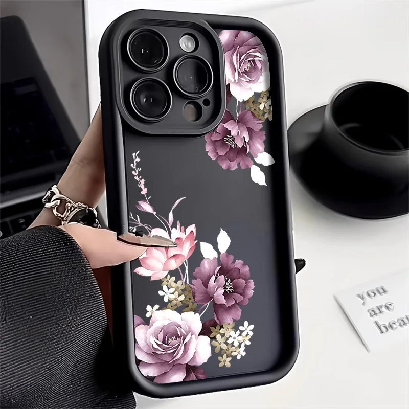 Elegant Floral Phone Case - Stylish Protective Cover with Flower Design
