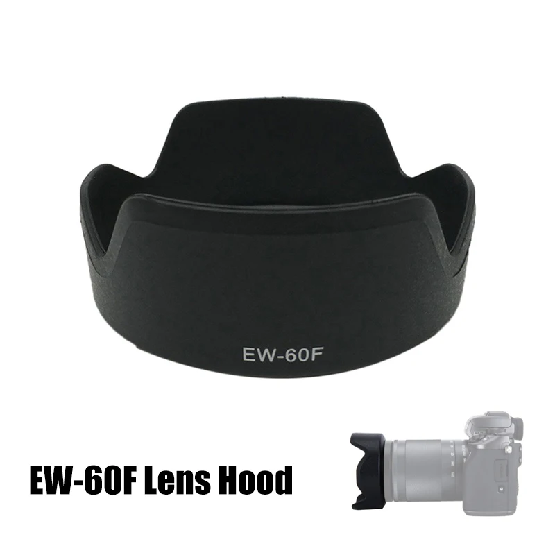 EW60F 55mm Lens Hood Reversible Camera Lente Accessories Lens