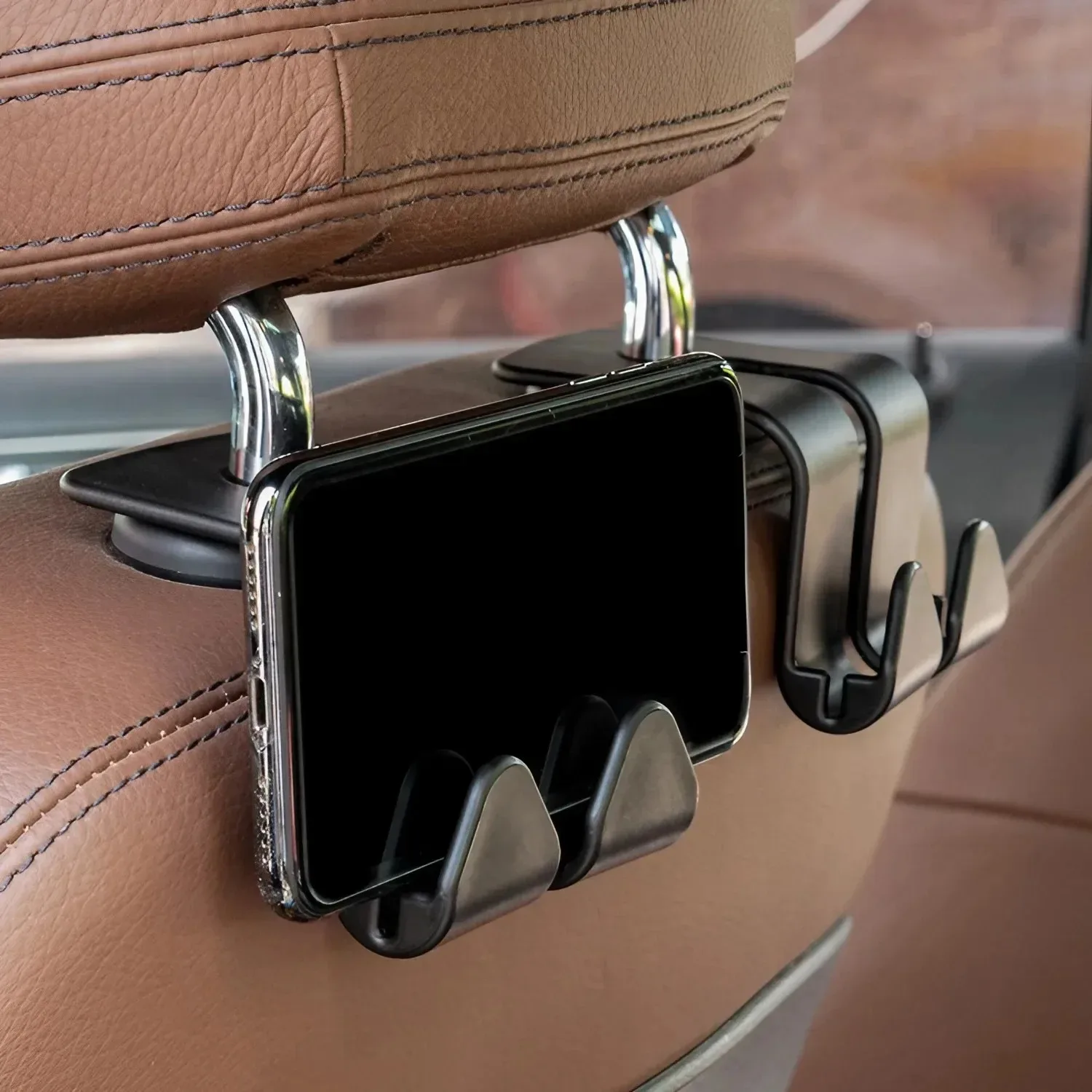 Back Seat Headrest Hook Organizer 3