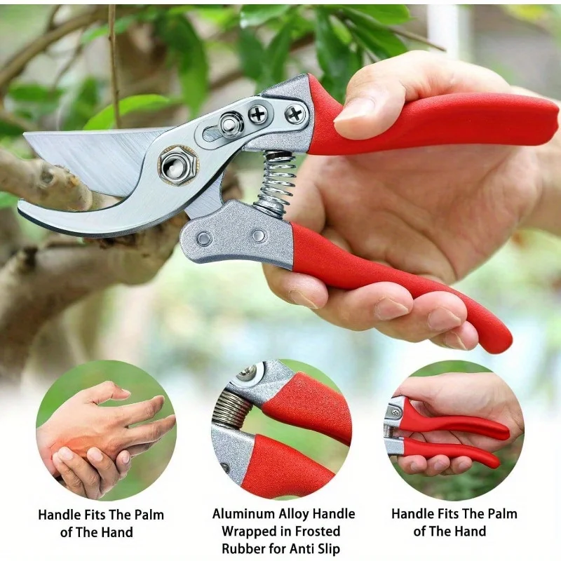 Garden scissors pruning shears garden pruner pruning shears blades pruning shears for gardening garden hand shears professional bypass pruner hand shears heavy duty pruners for gardening