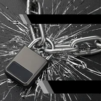 Fingerprint Padlock Waterproof Smart Keyless Security Locker Fingerprint Lock Anti-Theft USB Charge For Bike Gym Locker Luggage - Image 6