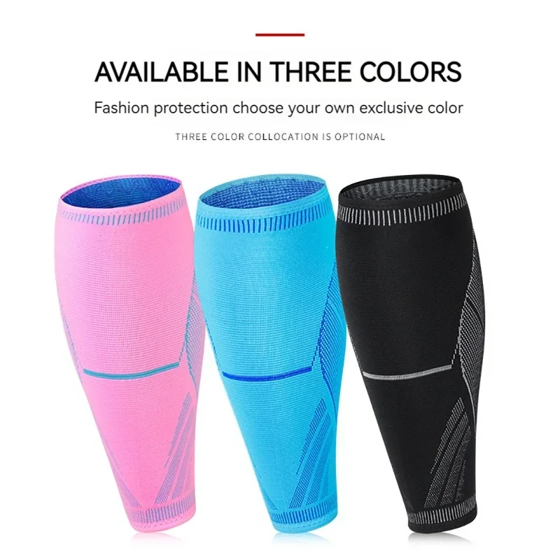 1Pcs Running Athletics Compression Sleeves Leg Calf Shin Splints Elbow Knee Pads Protection Sports Safety Unisex view 3