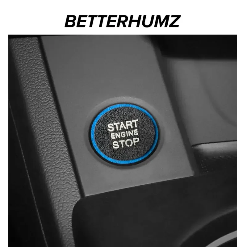 Car Interior Trim Alcantara Engine Start Stop Button Sticker for AUDI A4 A5 B9 B8 A6 A6L A7 C7 Q3 Q5 8R S3 RS3 8V