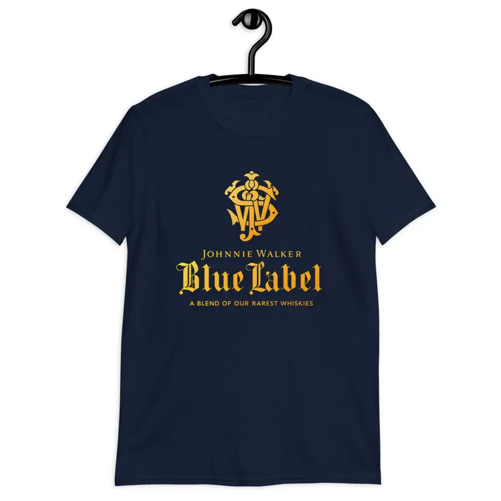 Johnnie Walker T-Shirt Unisex A Maniche Corte Con Etichetta Blu