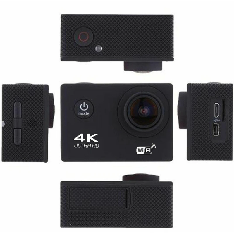 SJ9000 와이파이 4K 1080P 울트라 HD 스포츠 액션 카메라, DVR 캠코더, 방수 스포츠 카메라, 무선 카메라 H16-6S