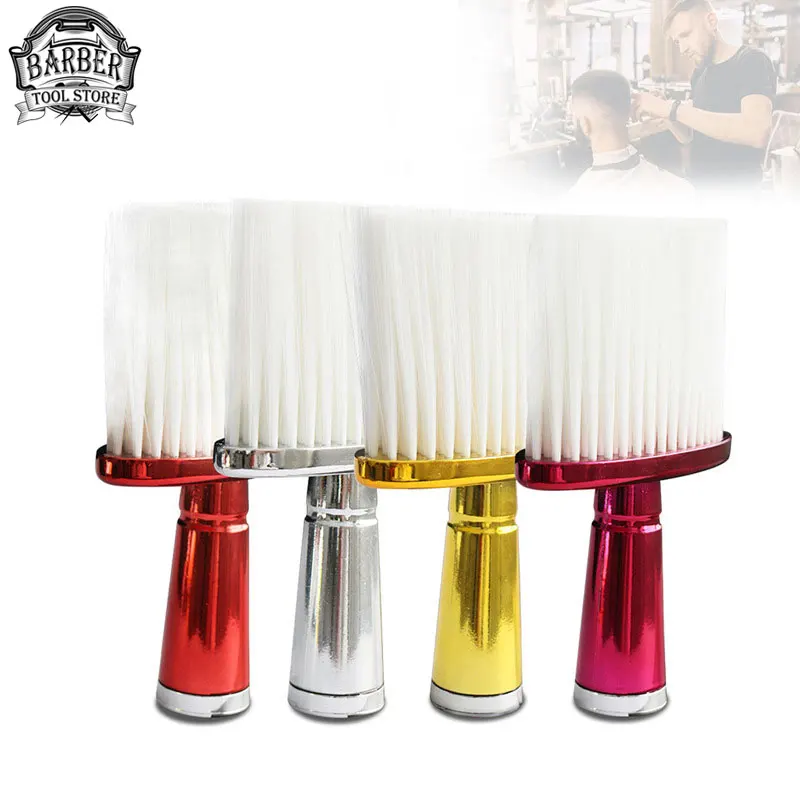 Professional Hair Cutting Neck Face Duster Brushes Barber Clean Hairbrush Beard Brush Salon Cutting Hairdressing Styling Tools