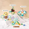 Baby Rattles Cartoon Animal Handbells 0 12 Month Infants Grip Training Early Educational Toys Newborn Hand Rattle Toys Gift 5