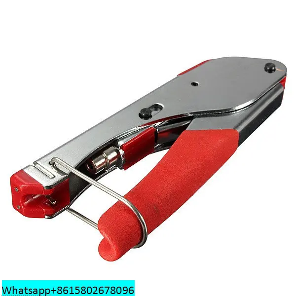 

CATV Coaxial Cable Crimping Tool for RG59 RG6 Waterproof F Connector