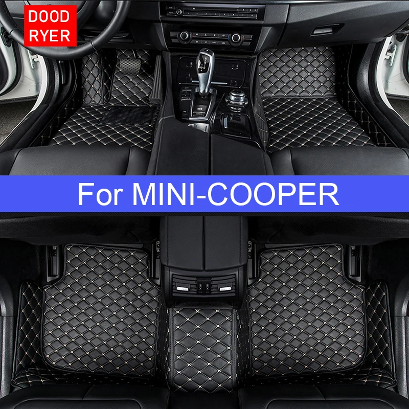 Doodryer Car Floor Mats For Mini One Cooper R56 F55 F56 Foot Coche