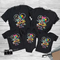 Disney Trip 2025 Family Matching Shirts Funny Mickey Minnie Tshirts Look Dad Mom Kids Tees Top First Disneyland Vacation Outfits 1