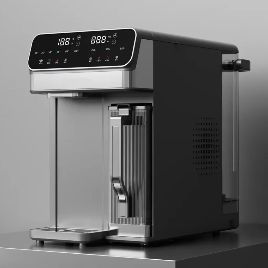 Desktop Hot & Cold Water Dispenser RO Water Purifier Reverse Osmosis System No Installation