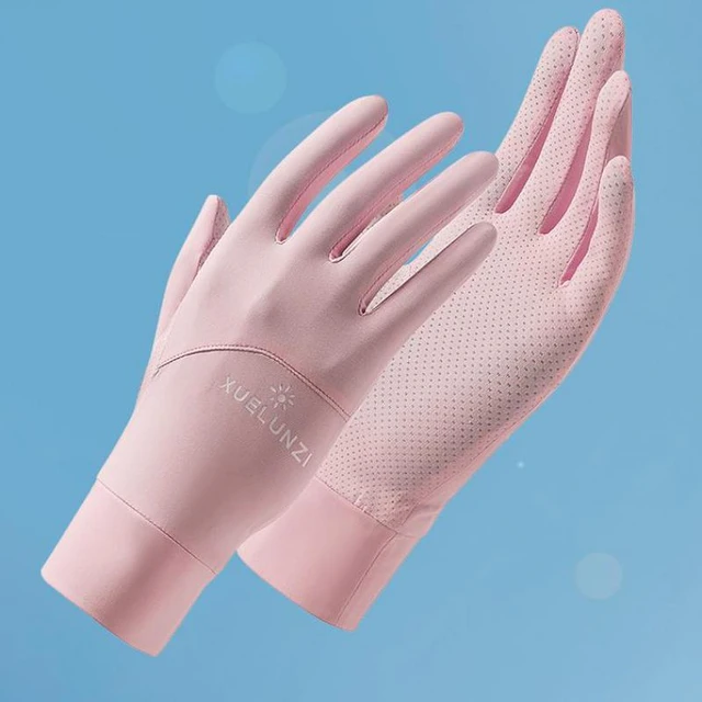 UV Sun Full Finger Driving Mitten Summer Protection Gloves for Women Thin  Ice Silk Sun Gloves UPF 50+ for Golf, Driving, Hiking - AliExpress