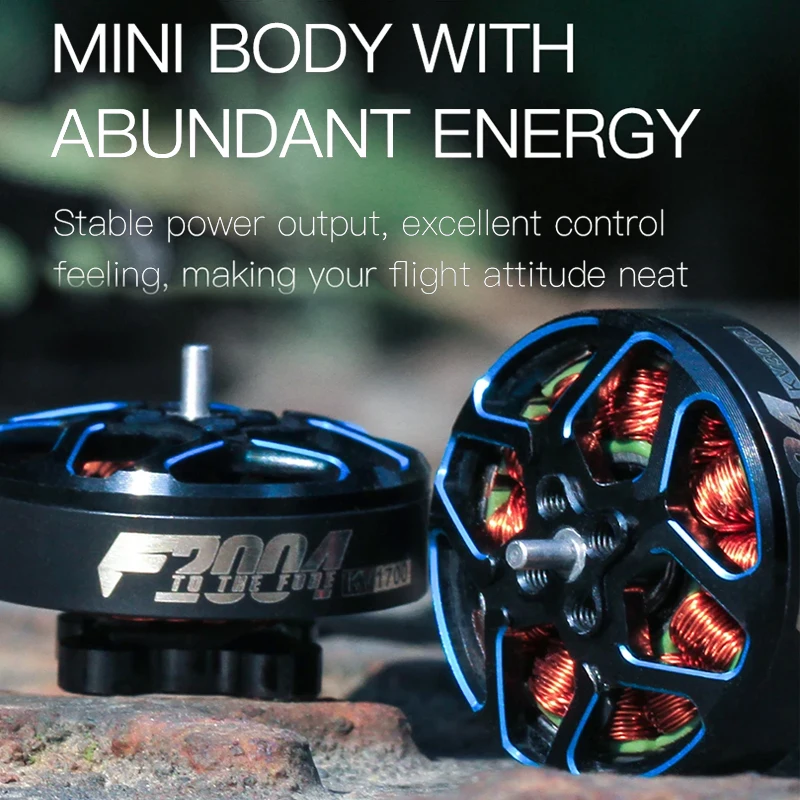 T-MOTOR F2004 브러시리스 모터, RC FPV 3-5 인치 장거리 레이싱 드론 이쑤시개 쿼드콥터용, 3000KV 4S 1700KV 6S, 1, 2, 4 개