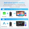 2in1 Wired to Wireless CarPlay Android Auto Adapter for OEM Car Stereo With USB Plug and Play 3