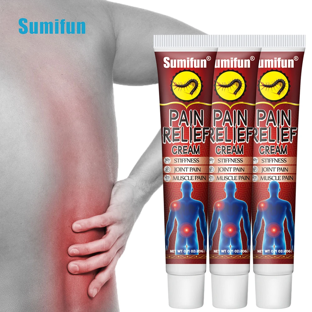 3Pcs Sumifun Centipede Extract Analgesic Pain Relief Cream Muscle Joint