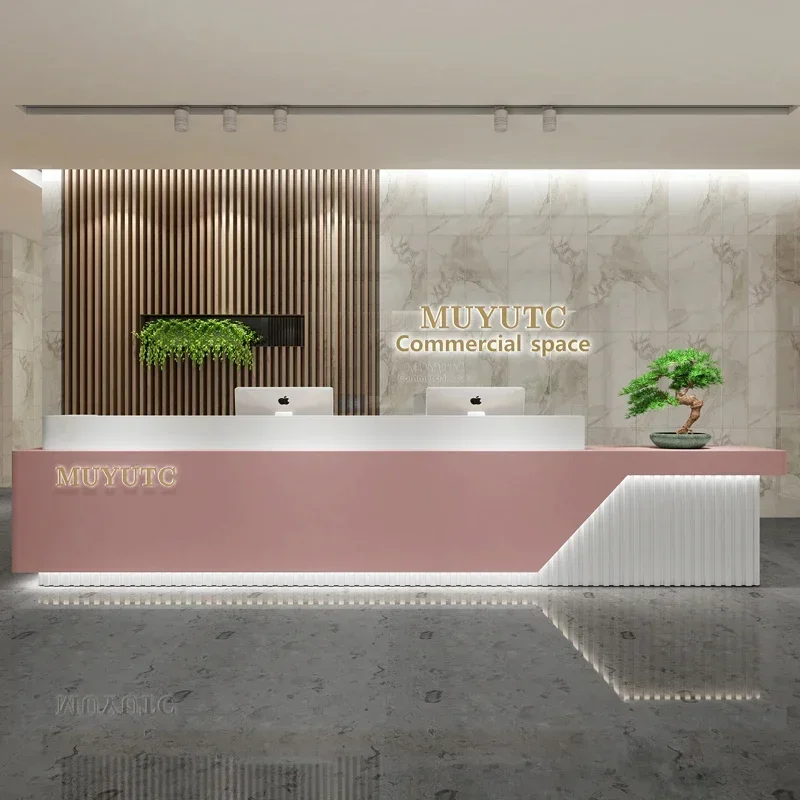 Church Pulpit Reception Desk Front Cash Register Checkout Service Desk Mobile Podiums Tasca Bancone Bar Luxury Furniture