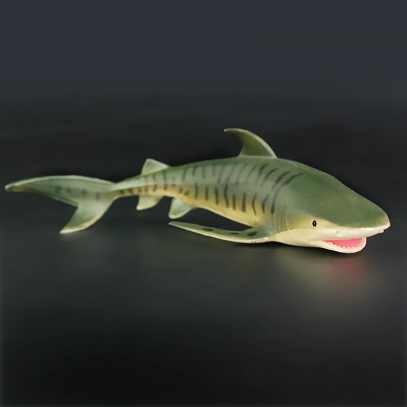 

Simulation of marine creature, tiger shark, marine animal model, shark toy simulation model, children's toy