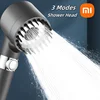 XIAOMI High Pressurized Filter Shower Head 3-mode Adjustable Spray With Massage Brush Rain Faucet Shower Set Bathroom Accessory 1
