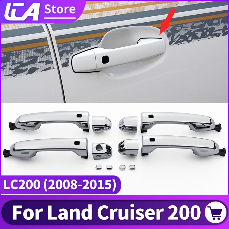 도요타 랜드 크루저 200 2008-2015 2014 2013 용 외부 핸들 교체 부품 LC200 FJ200, 업그레이드 된 수정 액세서리