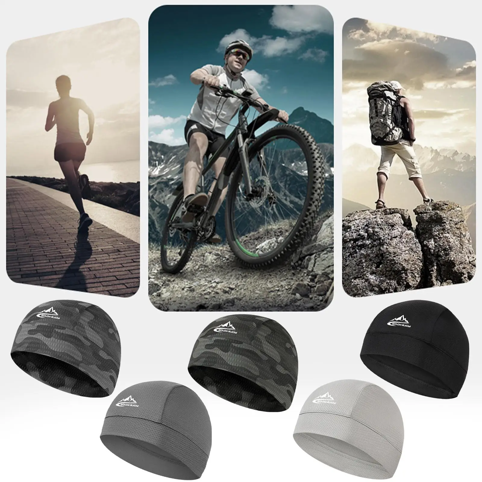Breathable Mesh Cycling Helmet Inner Caps Anti-Sweat Helmet Inner Caps Mesh Racing Cycling Bike Ski Under Hat Thin Hat Lini R8U5 cycling caps cycling hat cycling hats