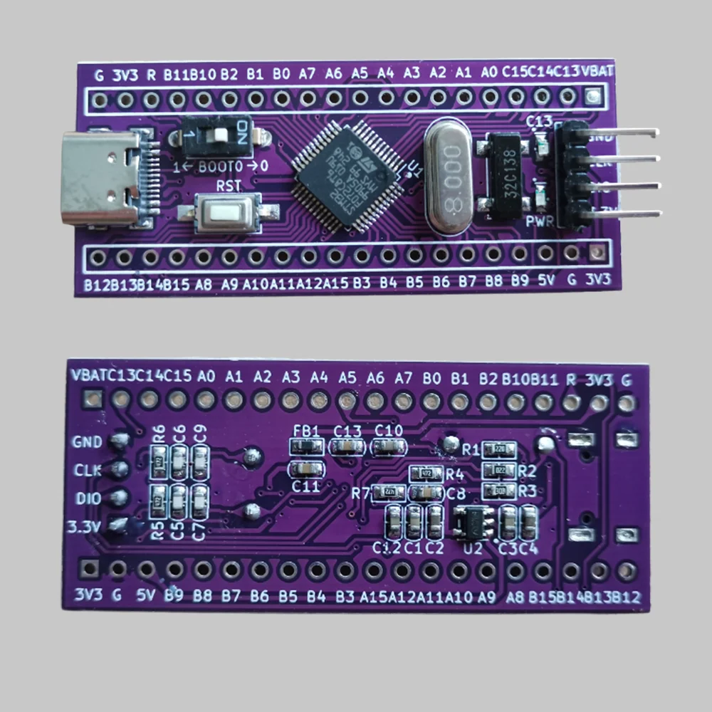 

Минимальная системная плата STM32F072C8T6, STM32F072