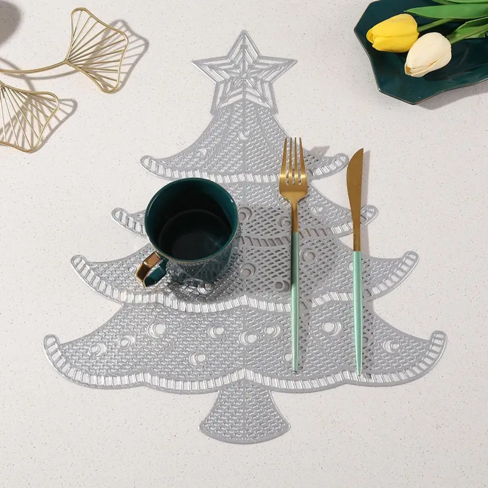 

Elegant Placemats Decorative Centerpiece Placemats Festive Home Decor Exquisite Christmas Tree Placemat for Table for Holiday