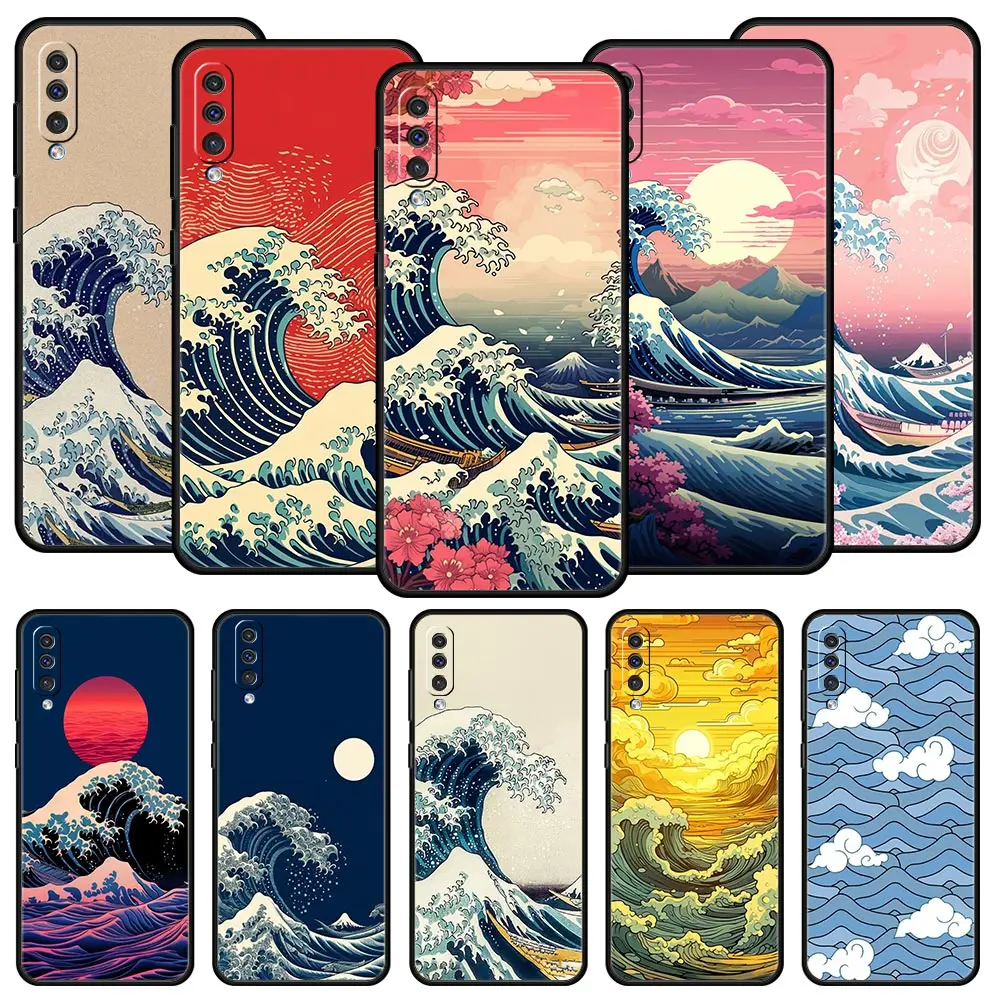 Stylish Blue Wave Phone Case Cover