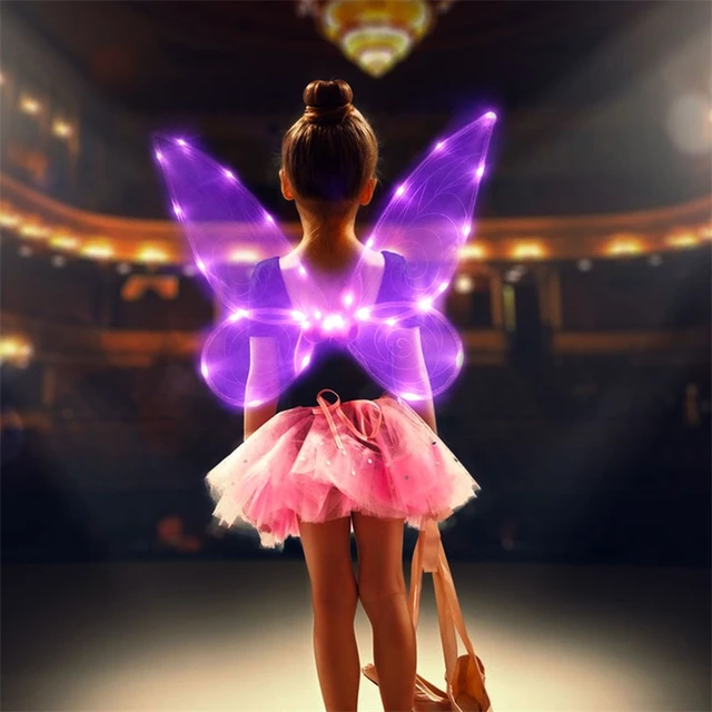 Fairy Dress Set LED Light Up Fairy Costume For Girls - Princess Dress With  Wings & Accessories Princess Costume