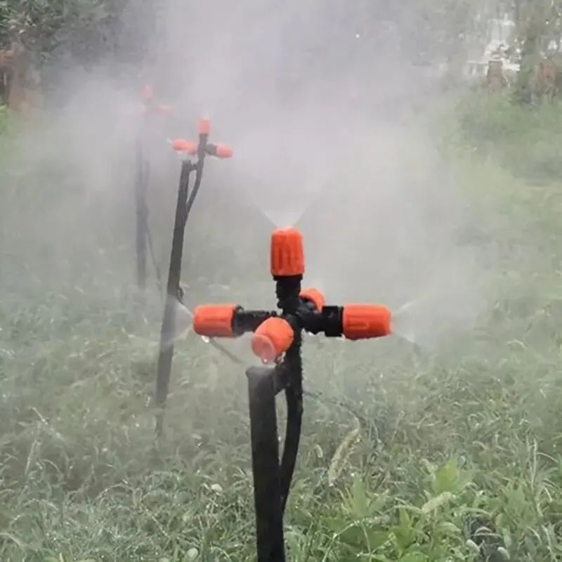 Garden Irrigation Nozzle 3 Pcs/Pack Five-Head Atomized Nozzle 4-Point-Nozzle Garden Irrigation Flower Watering Greenhouse Agricultural Dust Removal