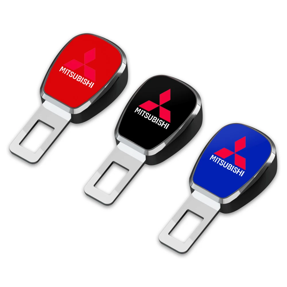 미쓰비시 ASX 랜서 파제로 아웃랜더 L200 EVO 랜서 EX용 자동차 안전벨트 클립 연장기 안전벨트 잠금 버클 플러그 1개
