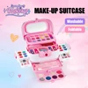 Kids Makeup Kit For Girls Princess Real Washable Pretend Play Cosmetic Set Toys With Mirror Non Toxic Safe Birthday Gifts M714 3