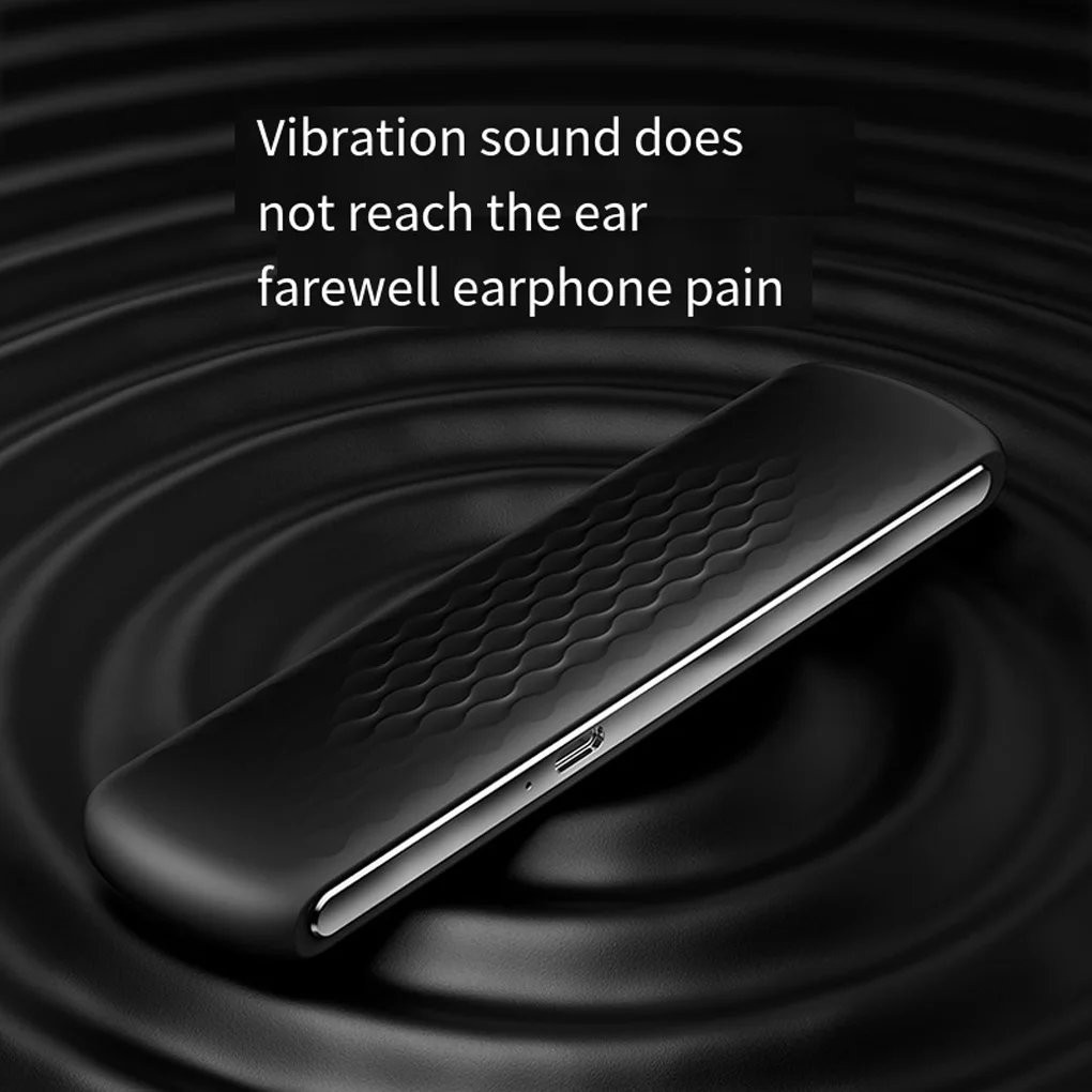 Portable Bluetooth Speaker Bone Conduction Wireless Stereo Soundbar Under Pillow Music Box Built-in White Noise Improve Sleep