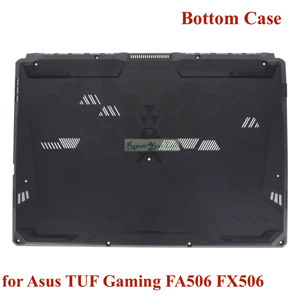 Inferior do Portátil para Asus Tuf Gaming Fa506 Fx506 Fa506ii1a Fx506li Fx506lh Fx506lu Caixa Traseira de Furos 90nr03m1-r7d010 90nr03l1 Case - Imagem 2