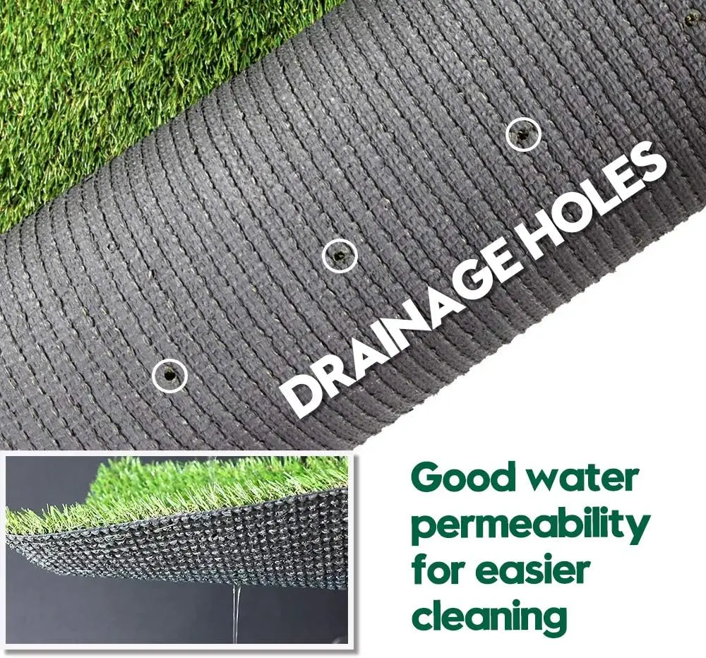 Artificial Grass Turf 3FTX42FT,1,38inch 4 Tone Realistic Synthetic Thick Fake Faux Grass Rug Astroturf Carpet Landscape