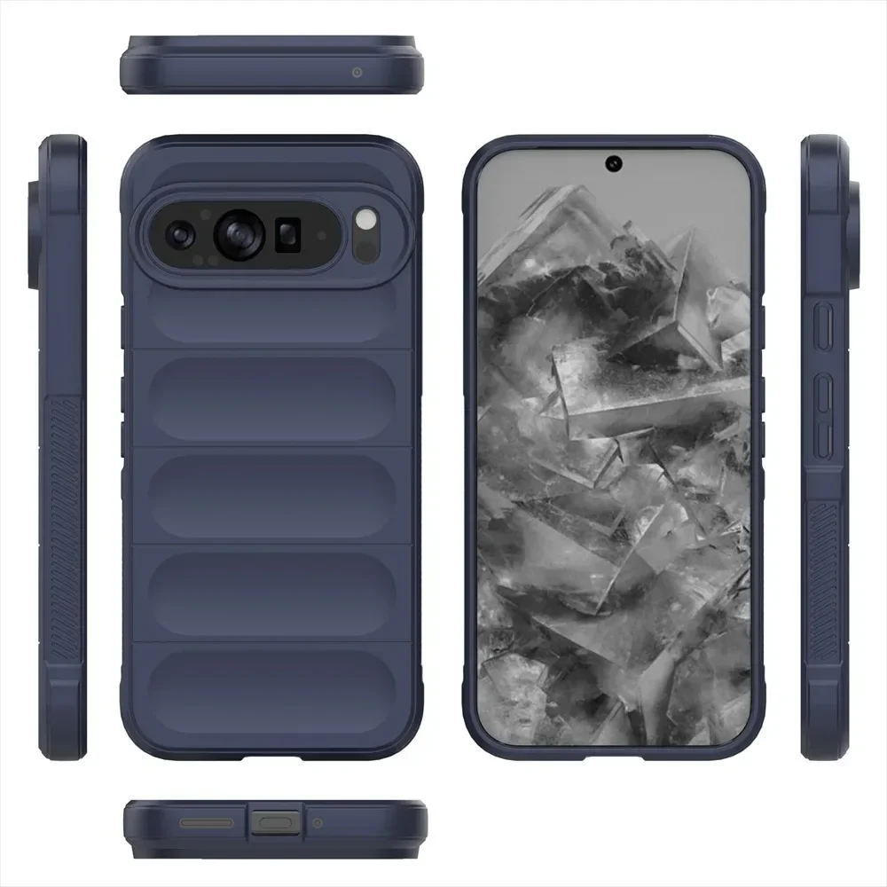 Vibrant Silicone Matte Shockproof Case - Skin Feel Airbag Protection Cover