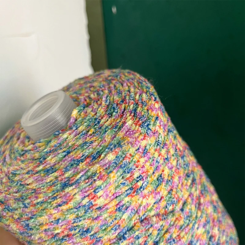 Soft Smooth Polyester Iceland Yarn Fancy Space Dye Plush Scarf Sweater Crochet Knitting Yarn Thread 500g X4489 3