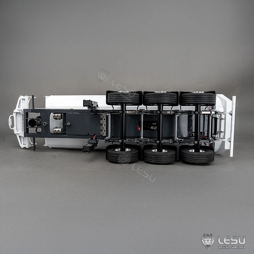 LESU Metal Hydraulic RC Dump Trailer 3Axles 1/14 for DIY TAMIYAYA RC Tractor Truck TOUCAN Remoted Car R620 770S FH16 Vehicle Toy S306d06fc818045718efb5936426f6a83x