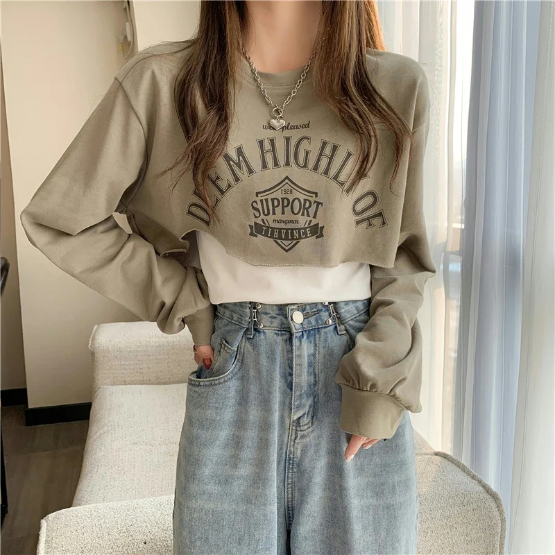 

2022 korean fashion graphic hoodies womens winter tops casual Girls cute plush sweatshirt women anime hoodie female Lady BVy7549