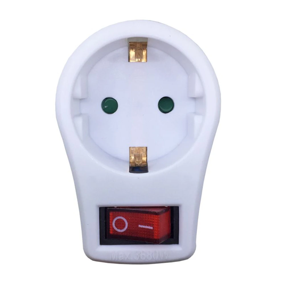 1pcs Socket Outlet With Switch 3680W Socket Adapter Eu Power Converter Extension Socket 16A 250V Home Improvement European Type 9 S306d3092714a418492e9a3833cc7faa6T 1pcs Socket Outlet With Switch 3680W Socket Adapter Eu Power Converter Extension Socket 16A 250V Home Improvement European Type