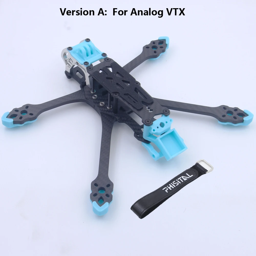 S306d3897ea2949b19c5ad5d6e7df9166S Mark5 MK5 DC DeadCat Structure FPV Frame Kit 5inch Carbon Fiber for O3/air unit/vista RC Quadcopter Racing Drone DIY parts