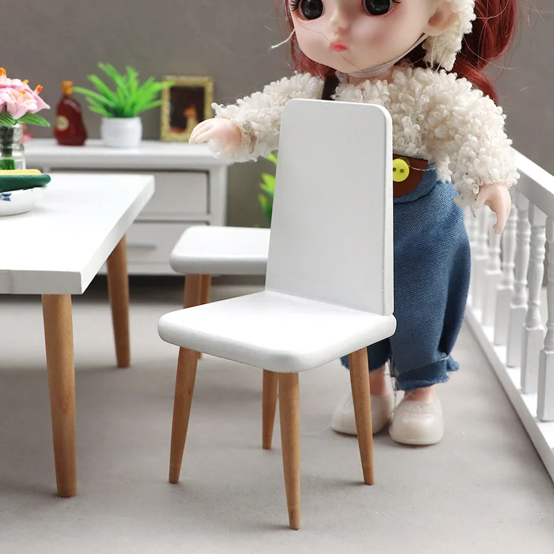 1 Set 1/12 Bilancia Stile Moderno Armadio Da Cucina Mini Credenza Tavolo e Sedia Set di Mobili per OB11 Casa di Bambola Accessori Giocattolo  26