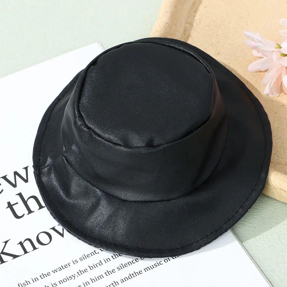 20cm Fashion Doll PU Leather Jacket Doll Hat Skirt Suit Clothing Gifts Plush Doll's Clothes Outfit Accessories for Idol Dolls